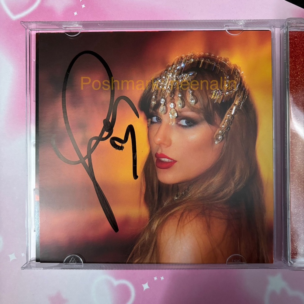 The Life of a Showgirl Signed CD - Taylor Swift Photo 1